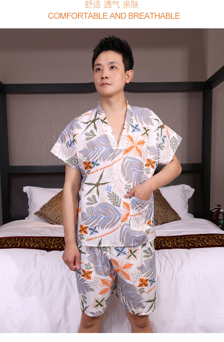 男女款汗蒸服美容浴服桑拿服情侣养生按摩足疗泡温泉衣服大码套装