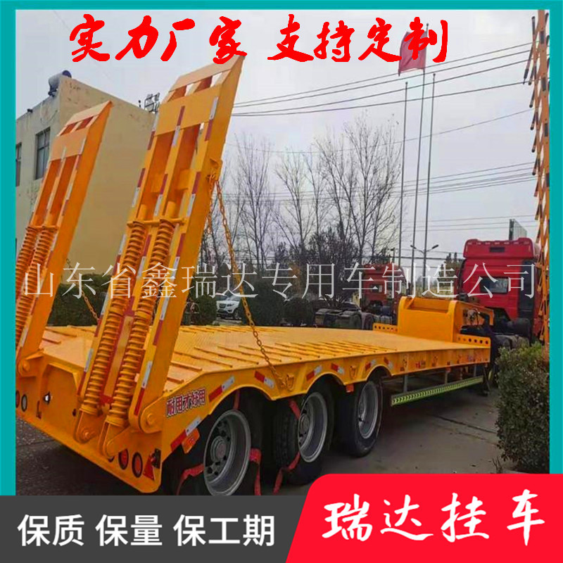 出口非洲低平板5轴抽拉半挂车17米低平板半挂车价格-阿里巴巴
