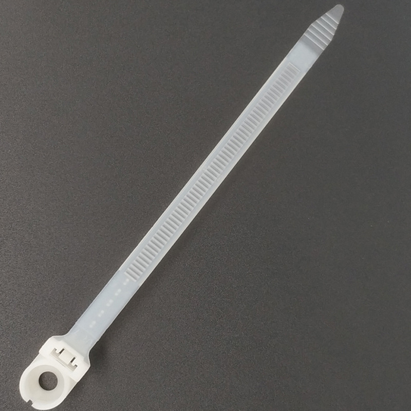 螺柱线束扎带m6螺母汽车螺丝束线带带箭头的一件式固定扎带可移动