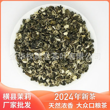 2024新茶六窨浓香型茉莉花茶绿茶批发飘香白玉螺广西横县产地货源