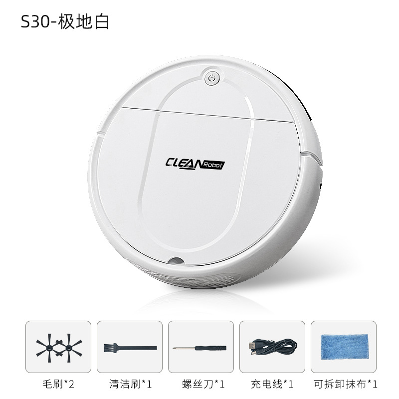 Sweeping Robot Intelligent Cleaning Machine Automatic Lazy Household Mopping Machine Usb Rechargeable Vacuum Cleaner Cross-Border