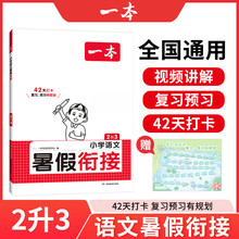 2025一本小学语文数学英语暑假衔接暑假作业语数英每日一练一二三