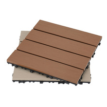GPW5塑木地板阳台户外露台庭院室外地面拼接铺设共挤防腐实木地板