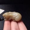 Xinjiang Nephrite  Qiemo three-dimensional Rabbit Pendant Pendant jade Jewellery jewelry