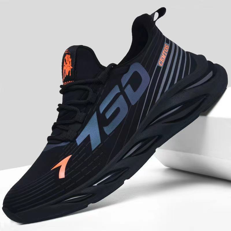 sport shoe Men's Shoes Fall Trendy Casual All-Matching Breathable Running for Junior High School Students 2024 New Sports Shoes Men's Men's Shoes