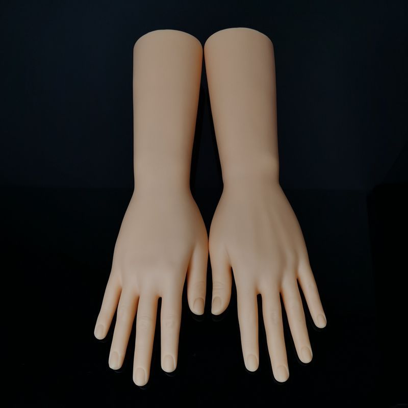 塑料仿真女手模型pvc肤色女手长款 手套手模戒指手链饰品展示假手