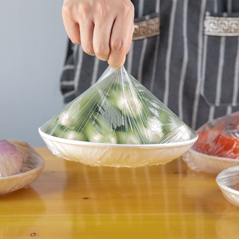 食品级防尘家用套袋套冰箱pe菜罩一次性碗封口自保鲜膜保代购