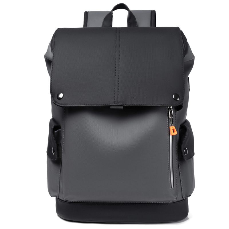 PU Leather Men's Bag Trendy Backpack Men's Large Capacity Travel Backpack Wholesale Tooling Function Men's Backpack Backpack