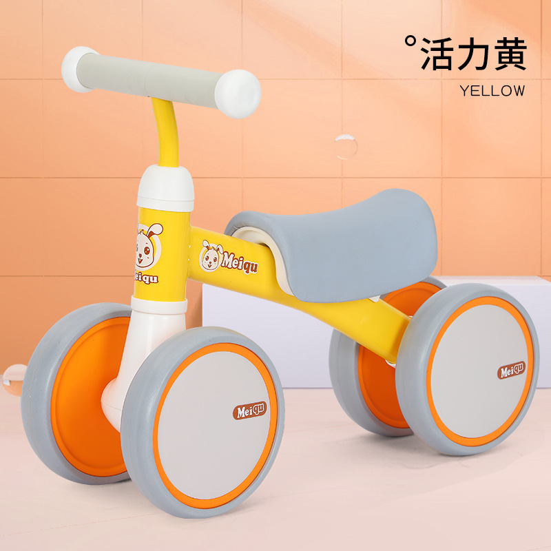 Children's Balance Car Baby Toy Pedal-Free Scooter Walker Swing Car Luge Novelty Stroller Luminous