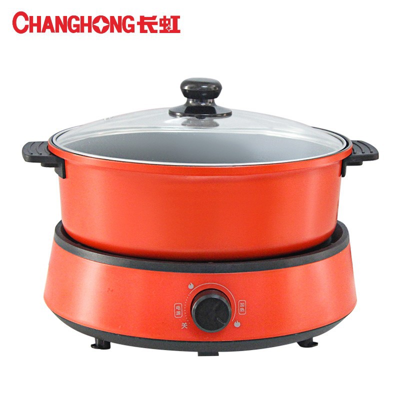 电煮锅电火锅多功能电炒锅电热锅宿舍锅蒸煮炖家用小电锅批发礼品
