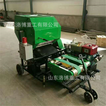 大草捆自动覆膜机 70型青储裹膜机 70的打捆打包一体机-阿里巴巴