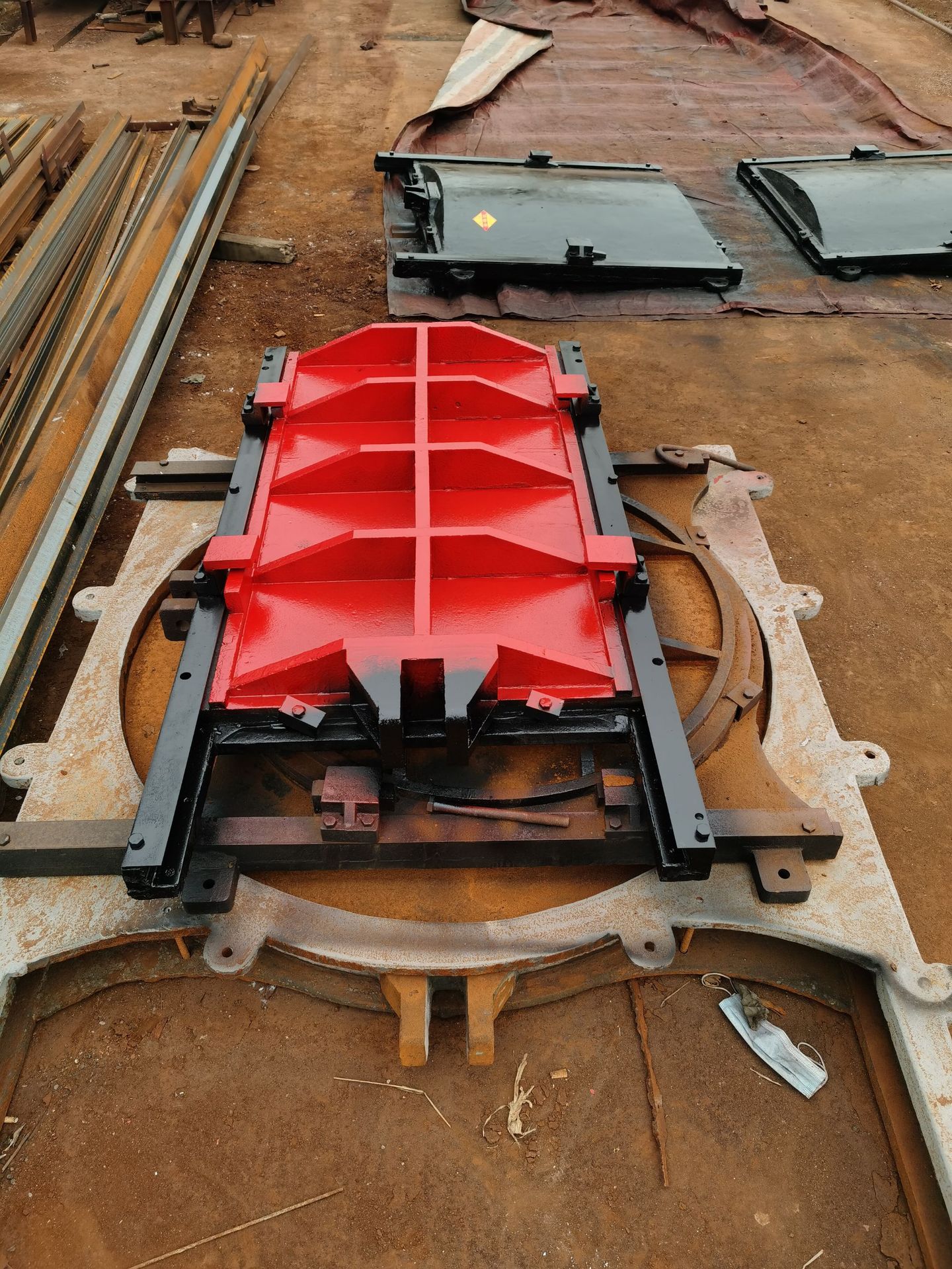 现货供应水库铸铁闸门铸铁镶铜闸门手动闸门渠道闸门螺杆启闭机