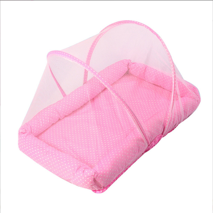 Factory Direct Sales Babies' Mosquito Net, Babies' Bed Foreign Trade Cotton Baby Bed in Bed Newborn Uterine Bed Bionic Bed