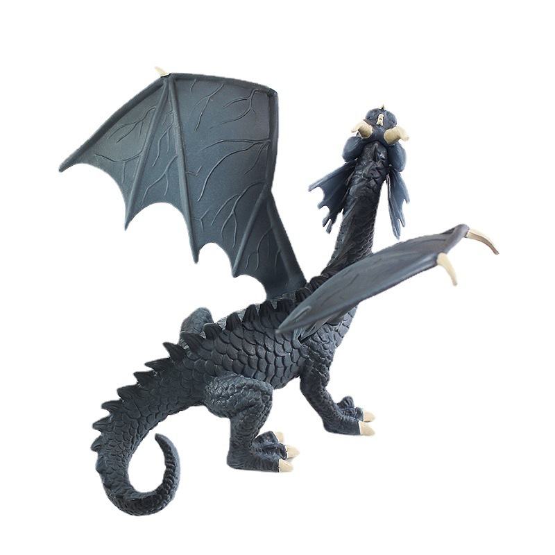 跨境西方飞龙儿童益智模型 塑胶蓝龙模型玩具 侏罗纪仿真恐龙模型