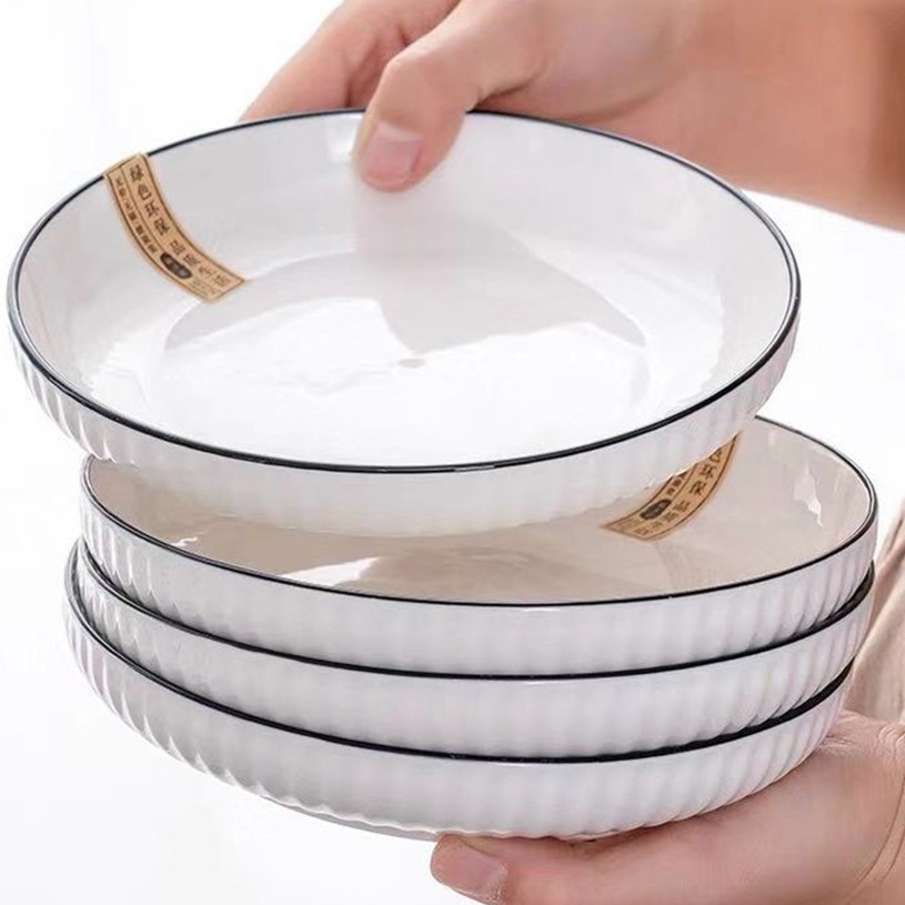 北欧创意陶瓷菜碟餐具网红ins风简约早餐盘个性菜盘家用陶瓷盘