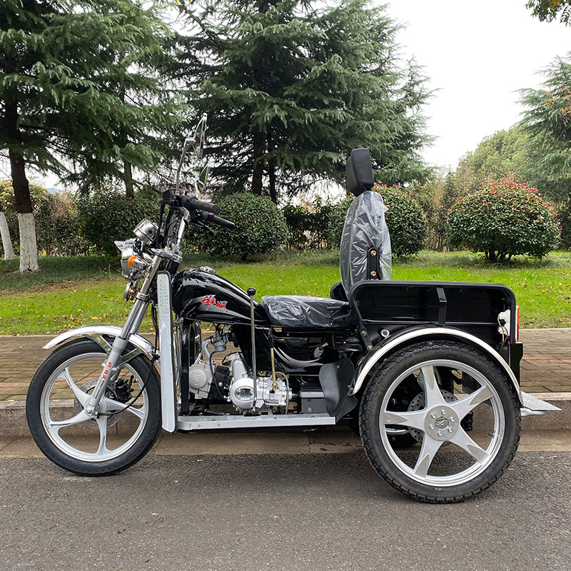 全手操作110 125cc大轮残疾人老年人代步车三轮摩托车