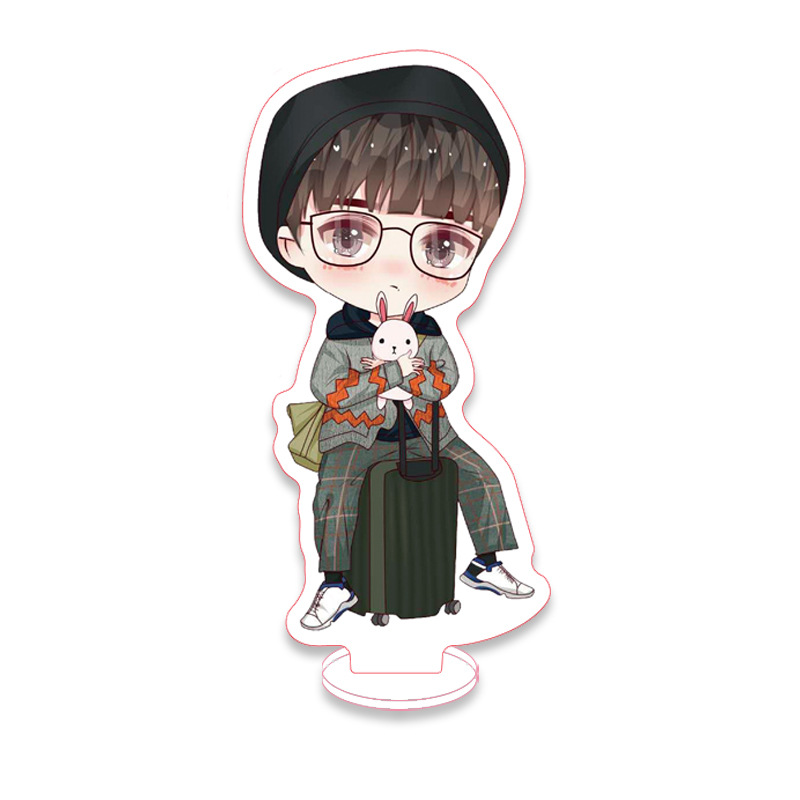 肖战q版亚克力立牌桌面摆件汽车摆饰小飞侠明显周边应援双面图案