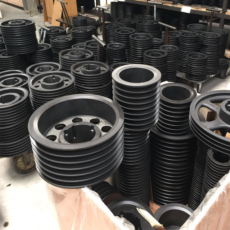 spa spb spc spz b型单槽双槽多槽三角带轮 空压机铸铁皮带轮厂家