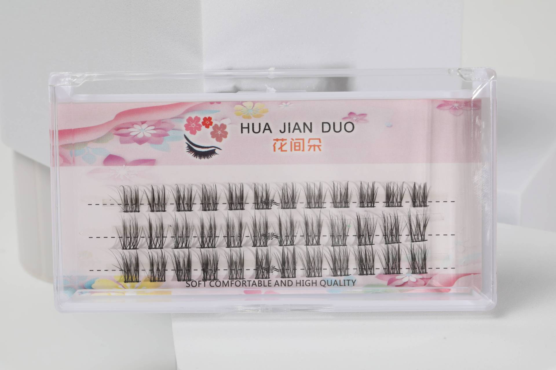 Flowers Natural Gradient 24 Lazy Trilogy Segment False Eyelashes