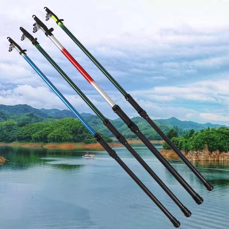 三零杆长节手海两用杆超轻细玻璃钢钓鱼杆渔具跨境专供厂家直销