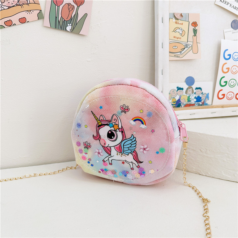 New Girls Cartoon Bag Cute Coin Purse Personality Shape Children's Single-Shoulder Bag Messenger Bag Casual Snack Bag