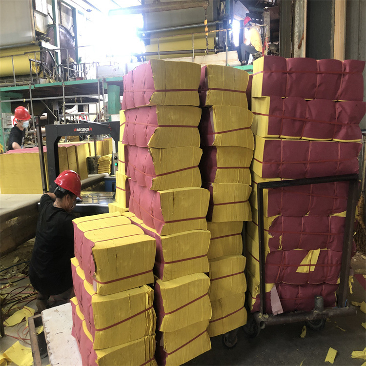 现货供应 双面黄色纸符纸祭祀烧纸皱纹纸 平板纸黄纸 量大从优