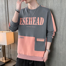 American round Neck Sweater Men's Spring and Autumn 2023 New Long Sleeve T-shirt Fashion Brand Autumn Clothes Top Clothes Boys Coat