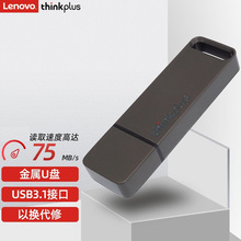 联想（thinkplus）USB3.1高速传输U盘 TU100移动闪存金属商务便携