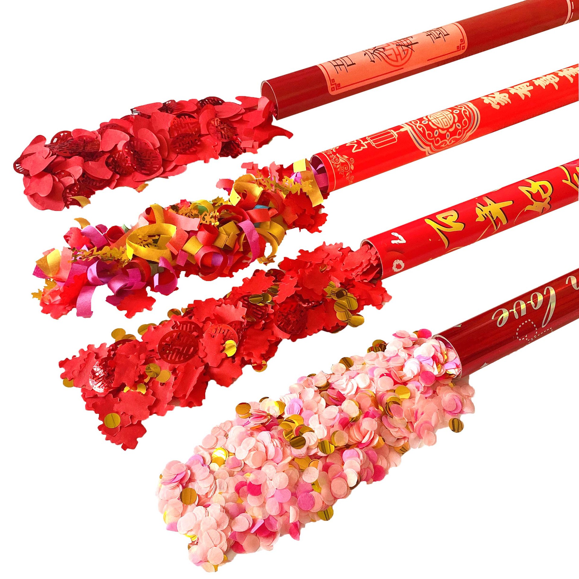 9成交2106支婚礼喷花筒结婚专用礼炮手持彩带礼花筒礼花炮礼宾花婚庆