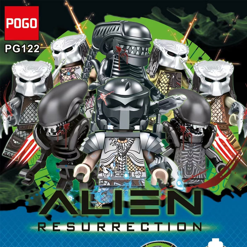 pg122拼装积木异形盲袋 人仔组装儿童玩具拼图摆件玩偶仔礼品跨境