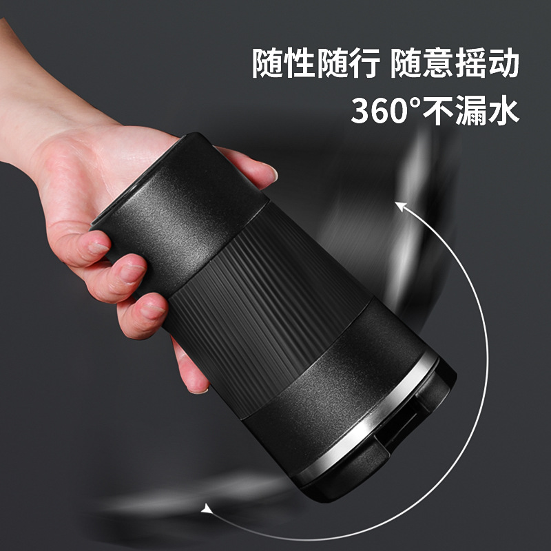 Foreign Trade Popular Style Stainless Steel Double Vacuum Mug Office Leisure Coffee Cup Outdoor Car Water Cup Wholesale
