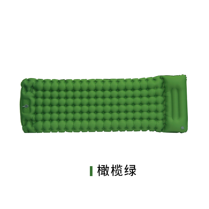 Outdoor Airbed Mat Outdoor Camping Inflatable Mattress 40D Nylon Coated TPU Airbed Factory Supply