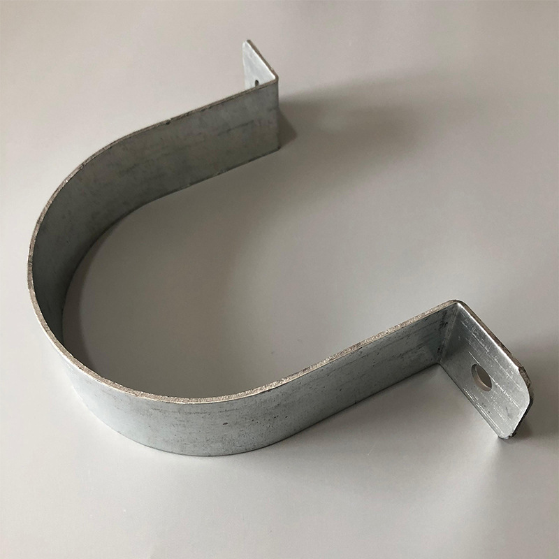 桥梁泄水管镀锌管卡 加宽加厚u型卡箍管卡 pvc泄水管排水管抱箍卡