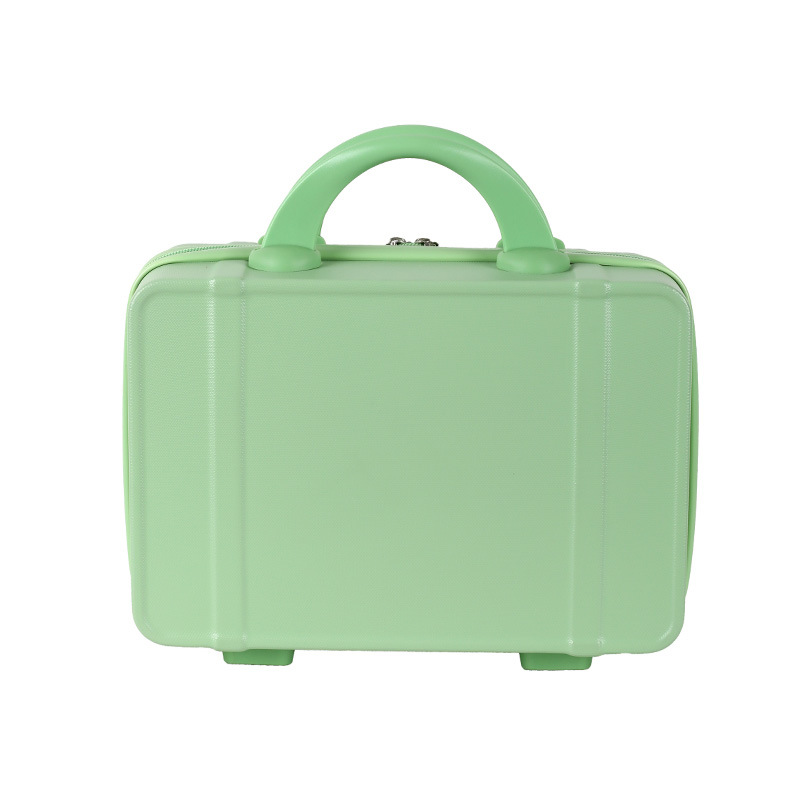 Korean Style Macaron Retro Gift Box Suitcase 14-Inch Cosmetic Case with Hand Gift Mini Storage Box