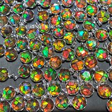 现货美国威廉亨利手工银饰 br1l骑士镶嵌猛犸化石1点7厘米宽手链