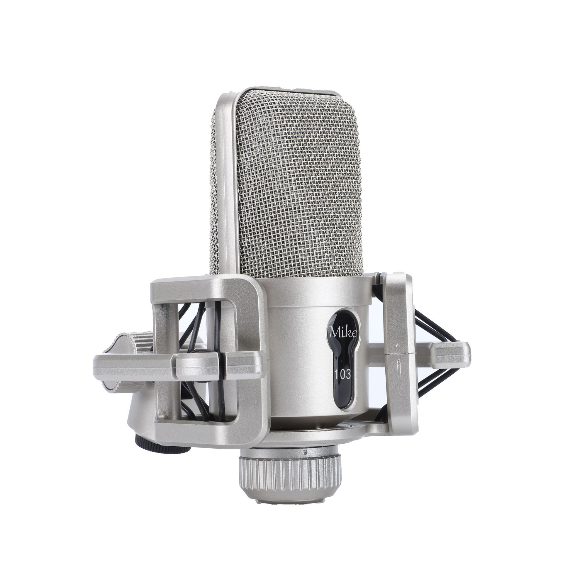 卡漫迪103心型指向大振膜电容麦克风主持有线话筒直播k歌主播咪