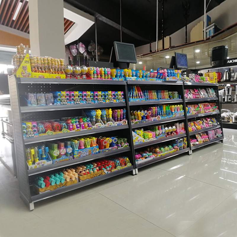 超市小货架便利店小型柜台收银台零食货架台前架食品口香糖展示架