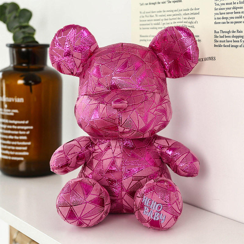 网红暴力熊公仔小泰迪熊布娃娃关节熊毛绒玩具抱抱熊玩偶生日礼物