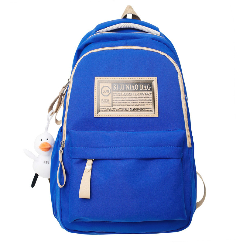 Cross-Border Couple Backpack Spring and Autumn New Fashion Middle School and College Schoolbag Outdoor Leisure Laptop Backpack Fashion