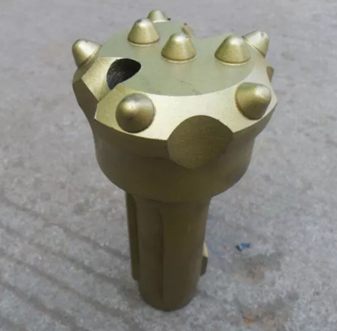 65 76 80潜孔钻头低风压配70冲击器合金钎具厂家直销潜孔钻机钎头