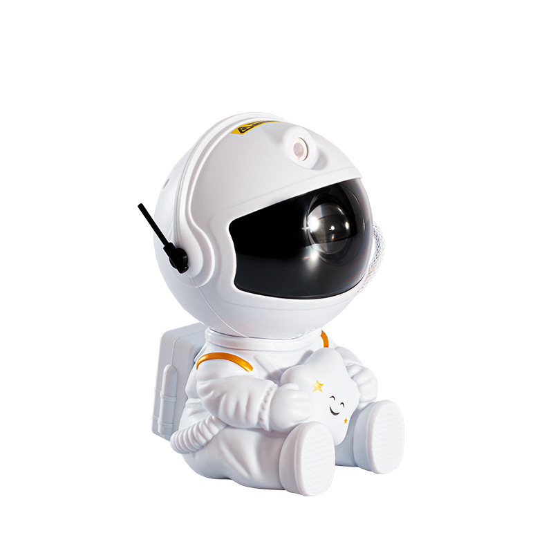 Cross-Border Creative Gift Astronaut Starry Sky Projection Lamp Starry Atmosphere Small Night Lamp Spaceman Laser Nebula Light