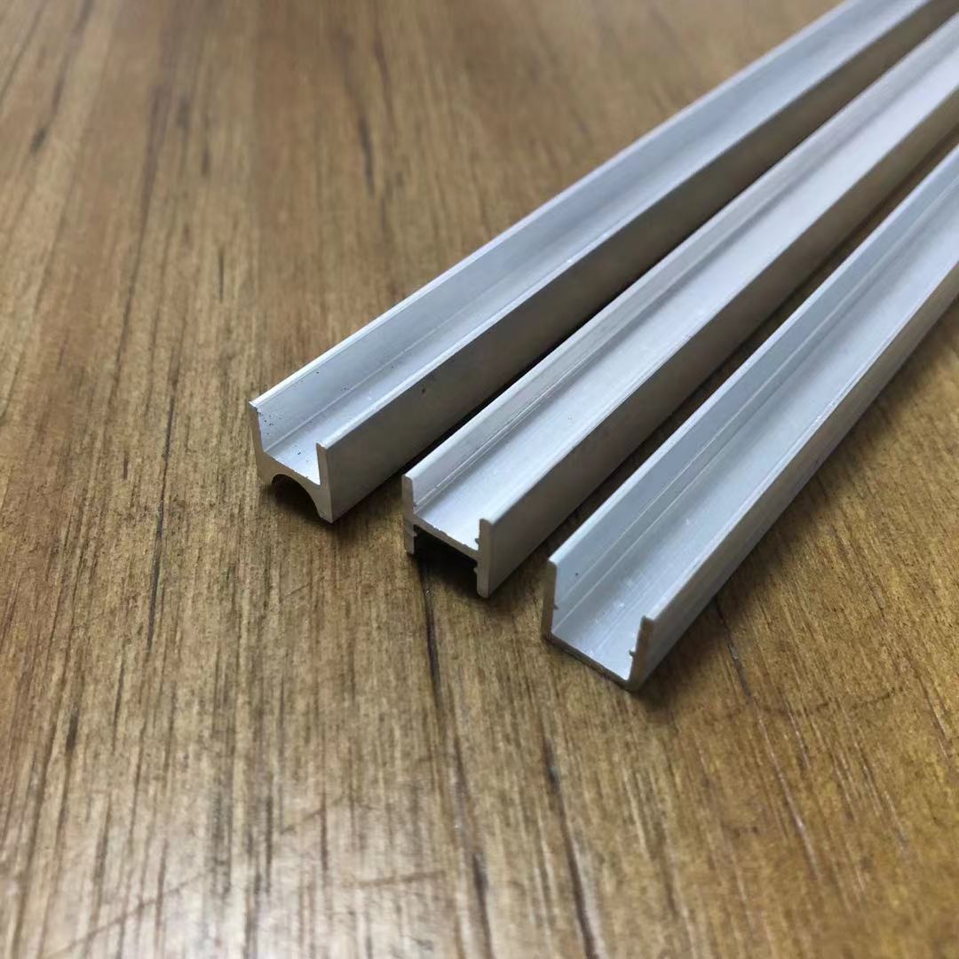 供应8*8铝合金u型铝槽 铝型材u型玻璃卡槽 uzi型铝条包边滑槽