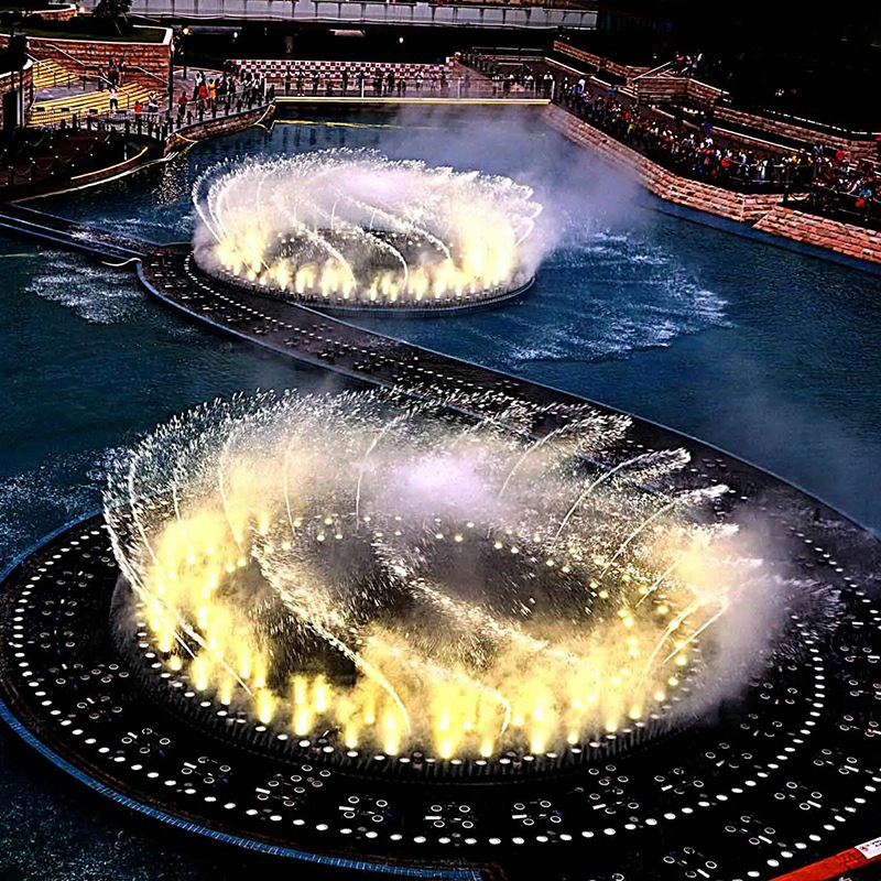 承揽广场音乐喷泉景观喷头设备鱼池假山流水小型涌泉控制系统厂家