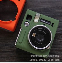 适用富士instax mini40相机包 MINI40硅胶套 保护套单肩斜挎可爱