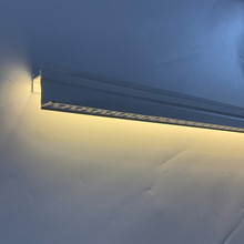 极窄悬浮吊顶预埋回光灯槽 led洗墙线性条型灯反光铝槽灯带无主灯