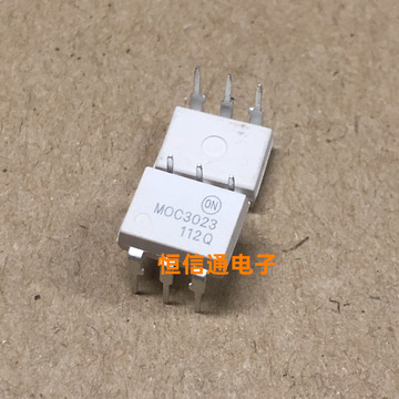全新进口 moc3023 dip-6 可控硅输出光耦光电耦合器芯片 实图拍摄
