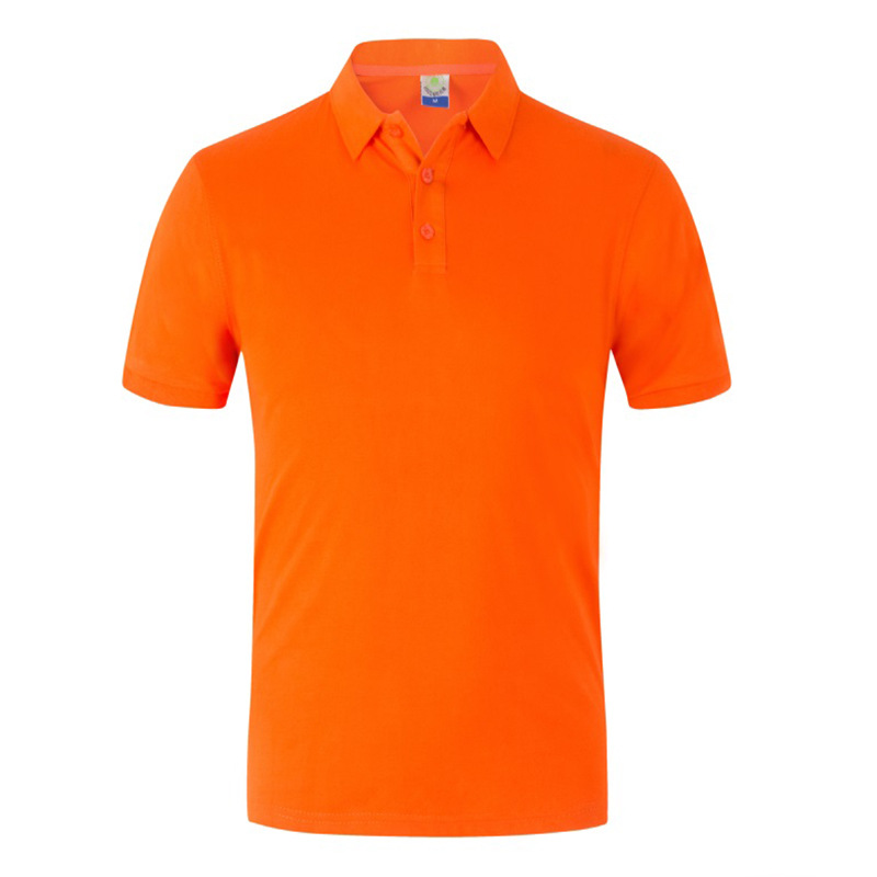 儿童翻领棉质t恤定制幼儿园小学生polo衫夏令营服文化衫印字logo