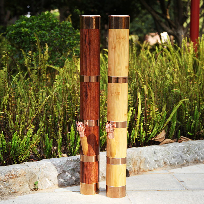 云南竹子 水烟筒 金竹破竹大号实木水烟袋烟锅烟丝烟斗实木水烟袋