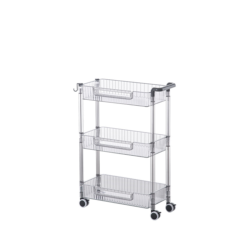 Trolley Rack Kitchen Floor Bedroom Multi-Layer Baby Snacks Mobile Bathroom Bathroom Storage Storage Rack