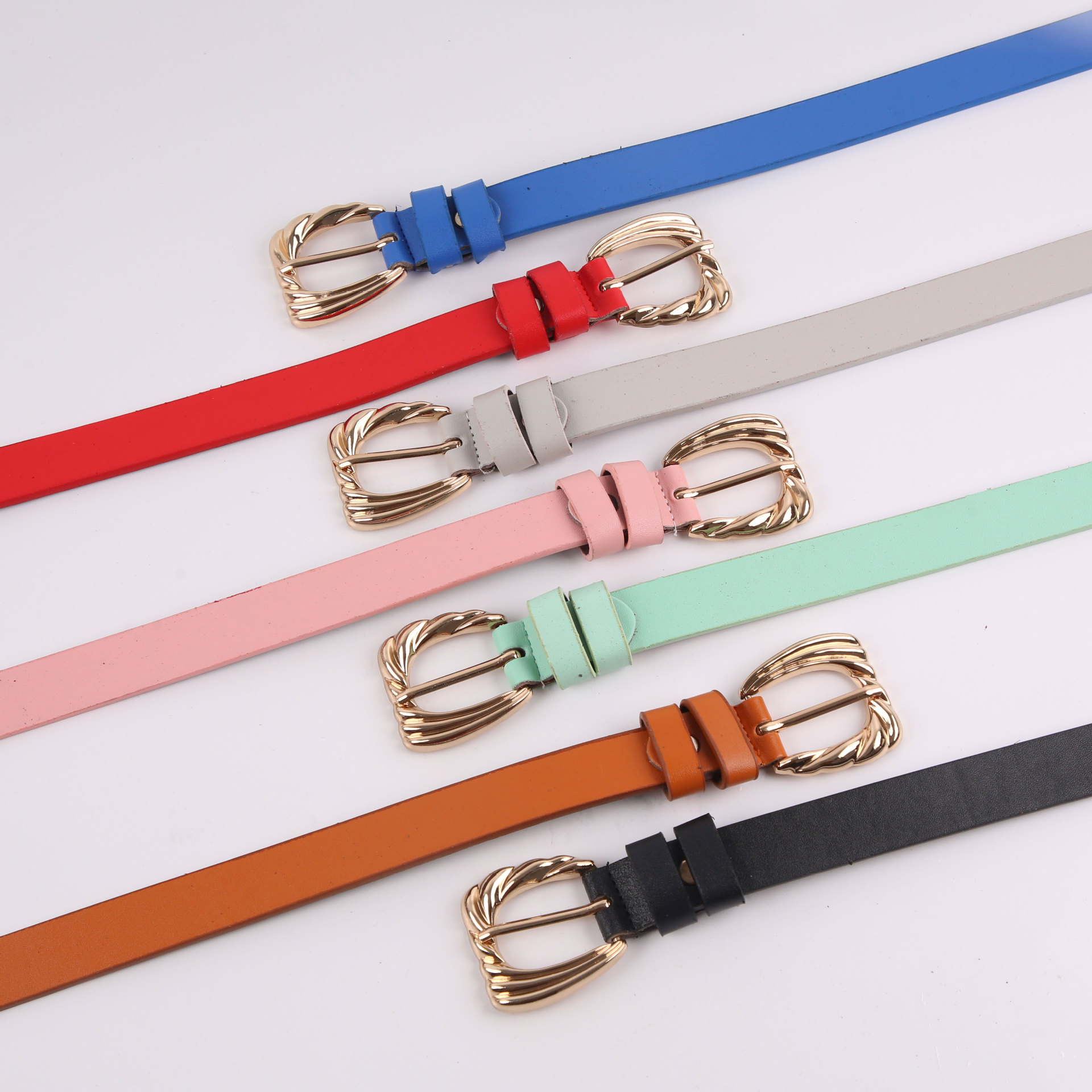 New Women‘s Belt Versatile Pin Buckle Vintage Jeans Student Belt Belt Factory Direct Supply